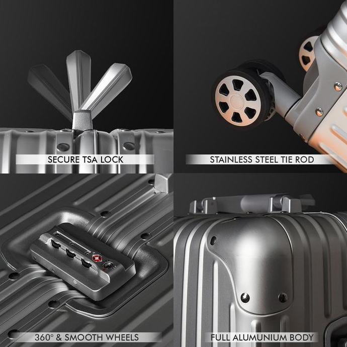 Kelilingaja- Koper Aluminium Roaming Size Kabin & Bagasi 20-28 Inch B002