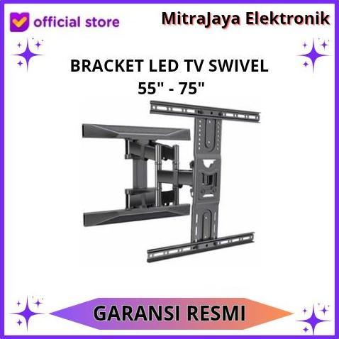 TERMURAH - BRACKET LED TV SWIVEL 55 inch s/d 75 inch BRACKET LED , BRACKET SWEVEL NB P6