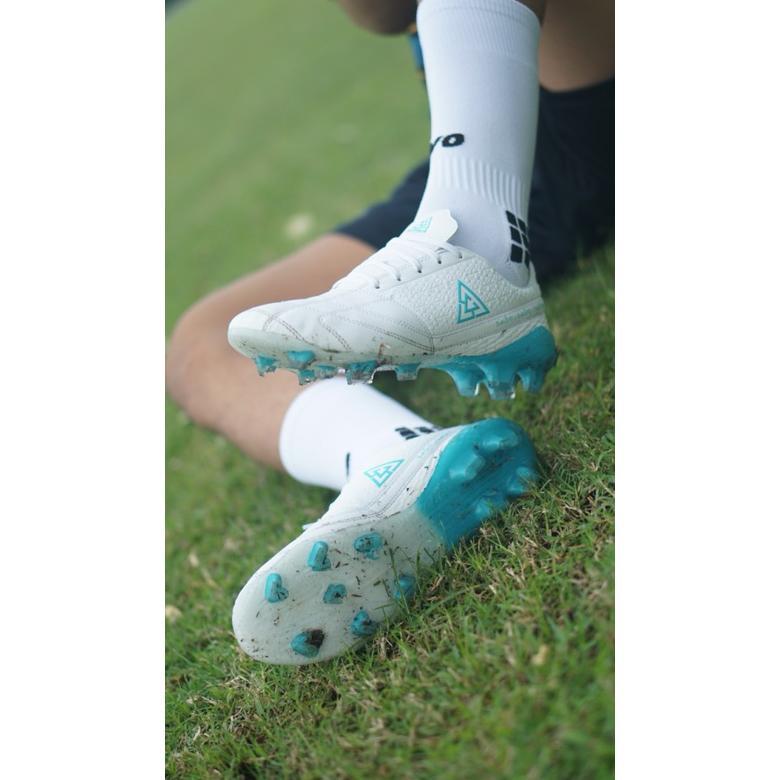 hot deals apha - sepatu bola apha genesis fg putih toska