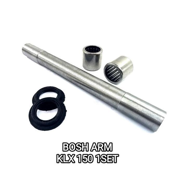 Promo BOSH ARM KLX 150 - BOS FORK SWING AREM KAWASAKI KLX D-TRACKER + BEARING + SEAL (set / paket) D