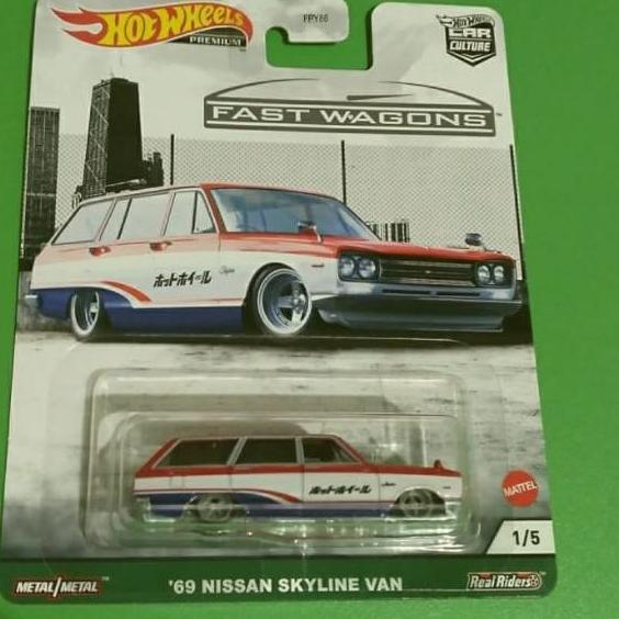 hotwheels 69 nissan skyline van fast wagon