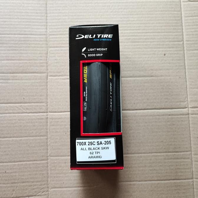 Promo Tire Road Aramid 700 x 25C Deli  Speeder  Kevlar 700 x 25c. Ban Luar. 1 biji Diskon
