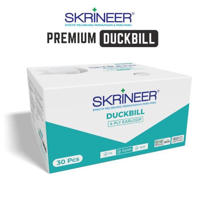 Medivix- Skrineer Masker Duckbill 4Ply Earloop