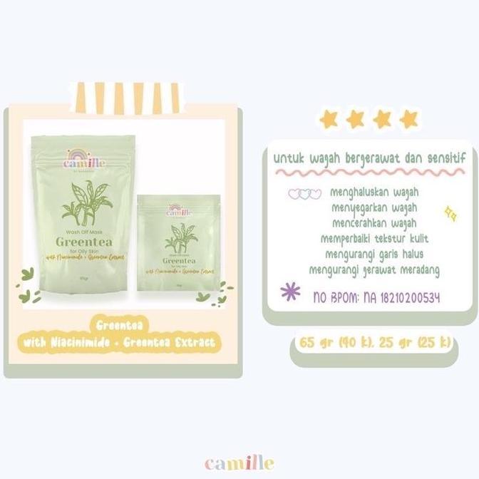 Bytxi- Siap Kirim  Camille Beauty Masker Wajah Camille Beauty