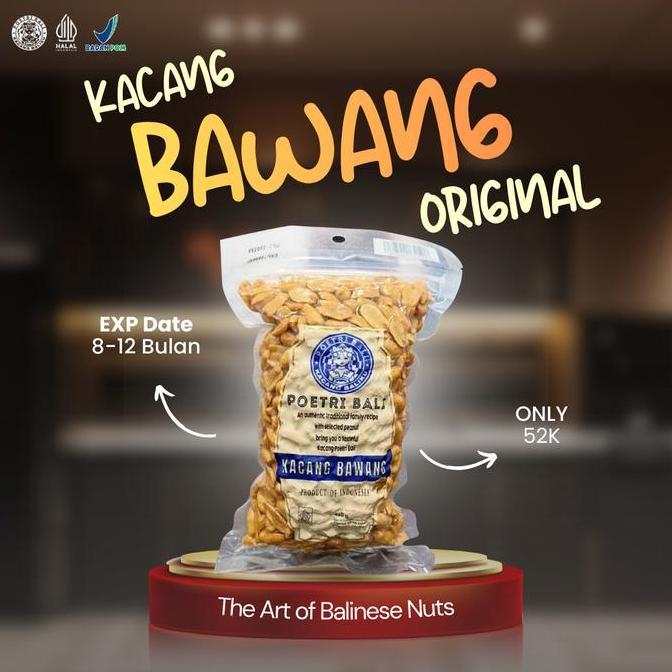 Poetri Bali Kacang Bawang Original 450gr