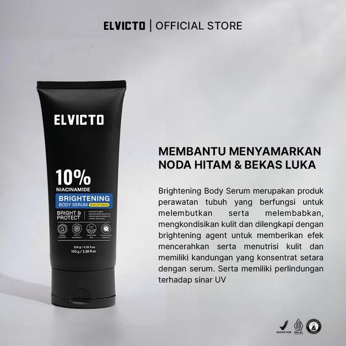 Murah Elvicto Paket Body Care | Deo Serum | Body Serum | Paket Perawatan Pria Untuk Membersihkan, Me