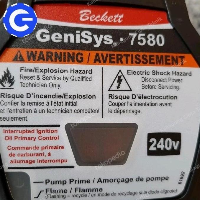 Promo Genisys 7580 P1515U Beckett Burner control Diskon