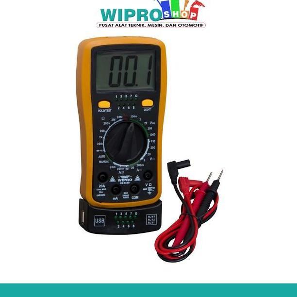 Promo WIPRO Multitester Digital HY4300 Multitester Digital HY4300 Diskon