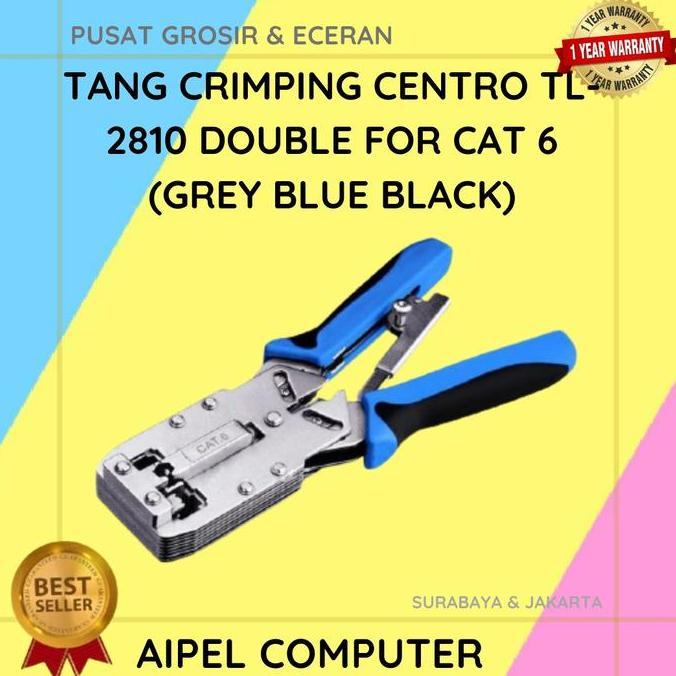 Promo 2810 | TANG CRIMPING CENTRO HT-2810R DOUBLE (CAT 6) Diskon