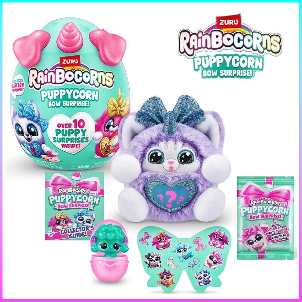 Zuru Rainbocorns 5 Surprise Puppycorn Bow Surprise Mystery Original Zuru Plush Toys Mini Brands Blin