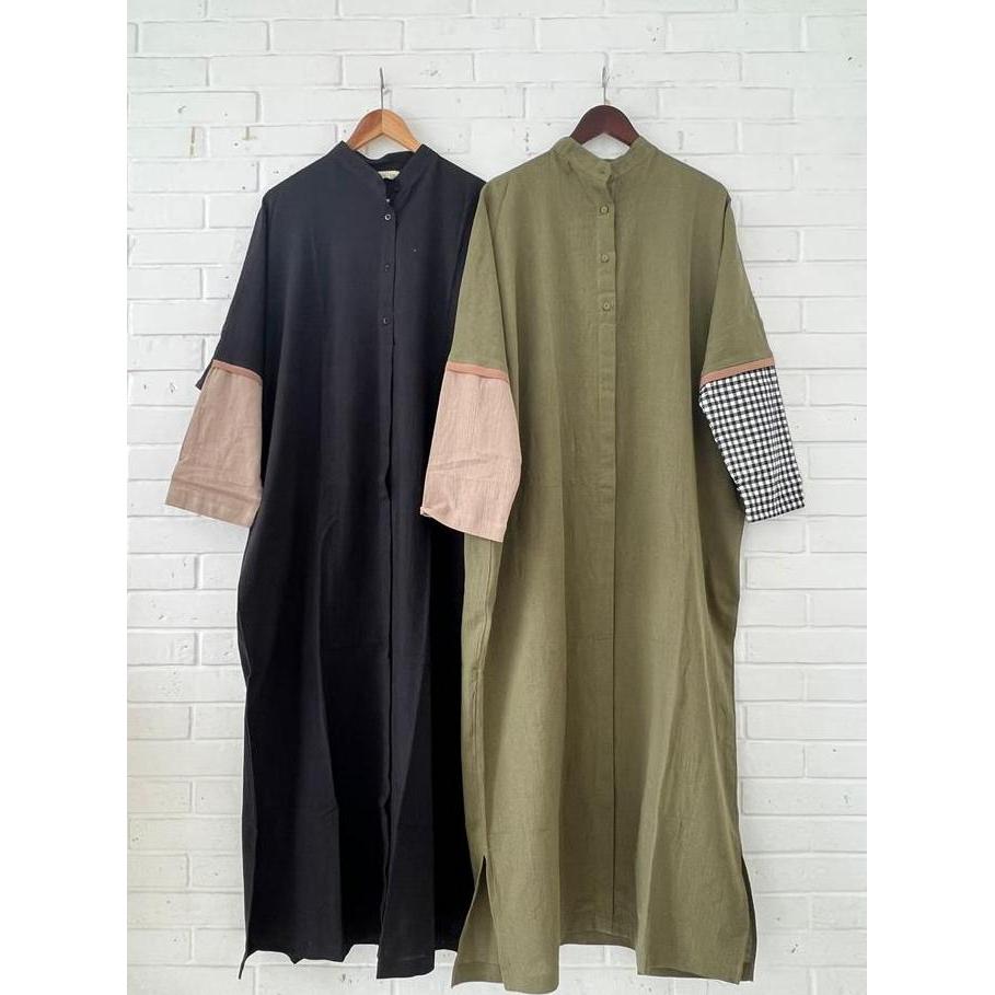 AISHA ABAYA Motif (Abaya Daily simple Wanita) ZS