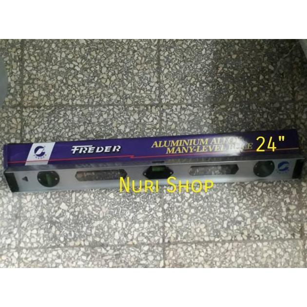 Promo Waterpass FREDER 24" Tanpa Magnet Diskon