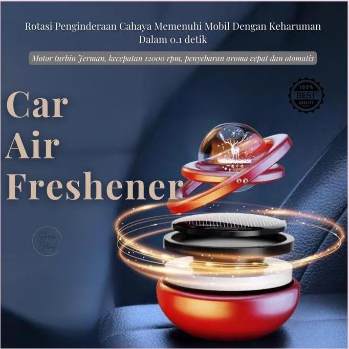 Javelozz - [Gloria] Parfum Mobil Tahan Lama / Pewangi  Car  Energi Matahari Bisa Berputar Bola Kryst
