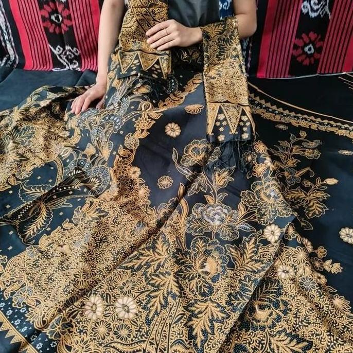 Kain Batik Paris Sett Selendang Sarung 3