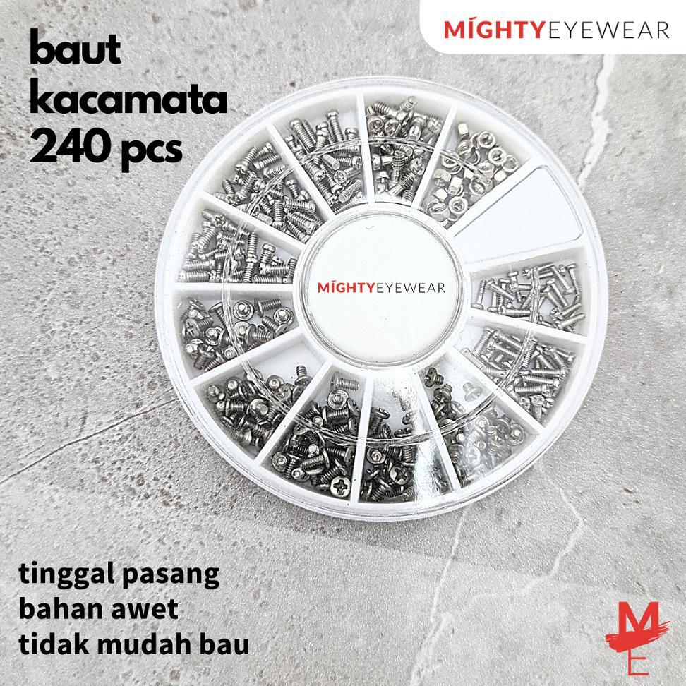 Mur Baut Sekrup Obeng Kacamata - Perlengkapan Reparasi Kacamata