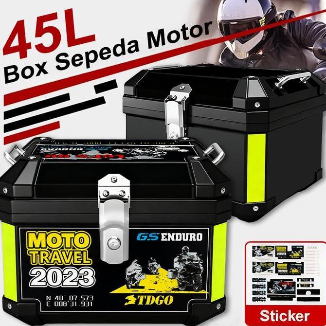 rizkashop99 - box motor/kotak sepeda motor kendaraan listrik 45l/box sepeda motor