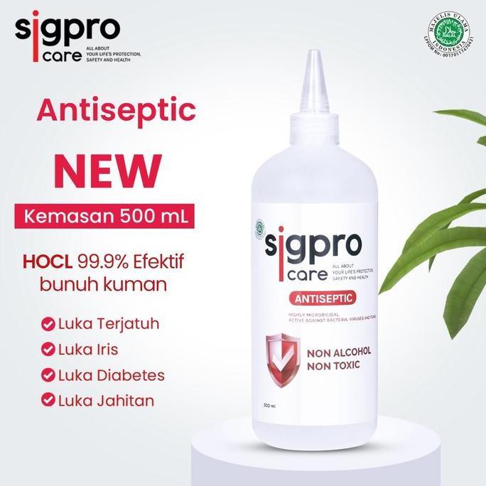 Sigprocare HOCL Antiseptic Non Alcohol 500 mL Pencuci Luka