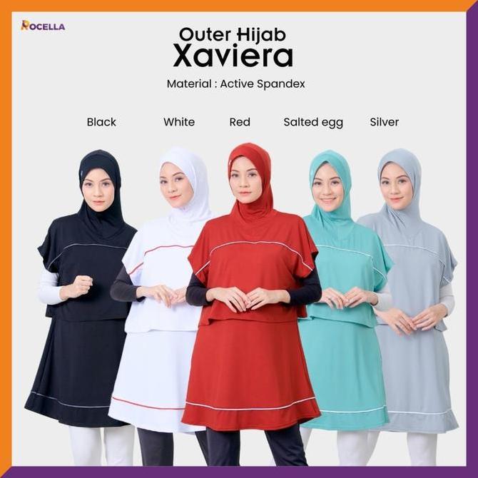 Rocella Sports - Outer Hijab "Xaviera" - Outfit Olahraga Muslimah terlaris