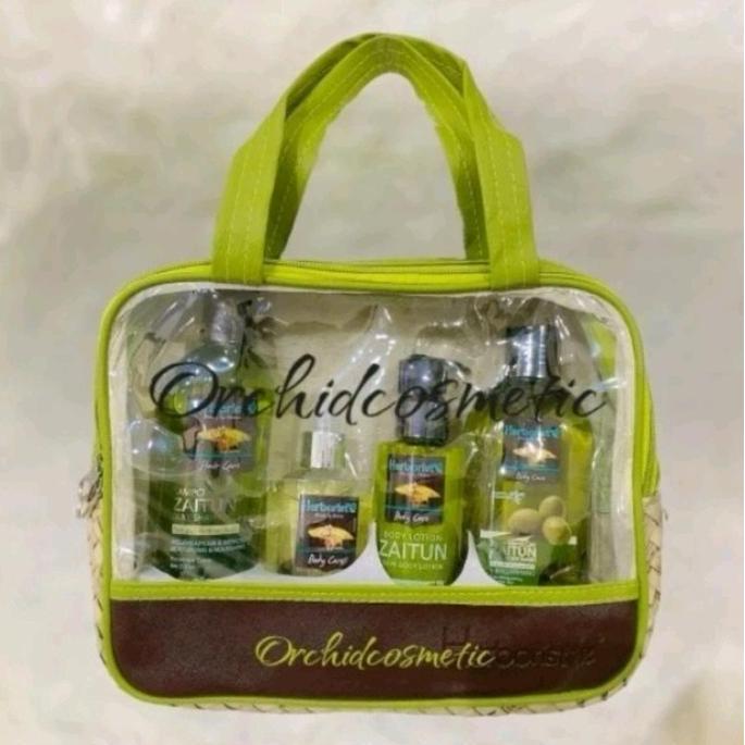 Bodies- Herborist Zaitun Paket 4 / Herborist Zaitun Paket Seserahan Hadiah Pernikahan Kering Lotion