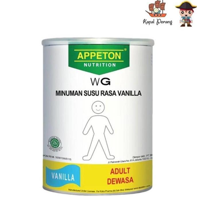 Milkwiol- Appeton Wg Adult 450 Gram Vanila _ Nutrisi Dewasa
