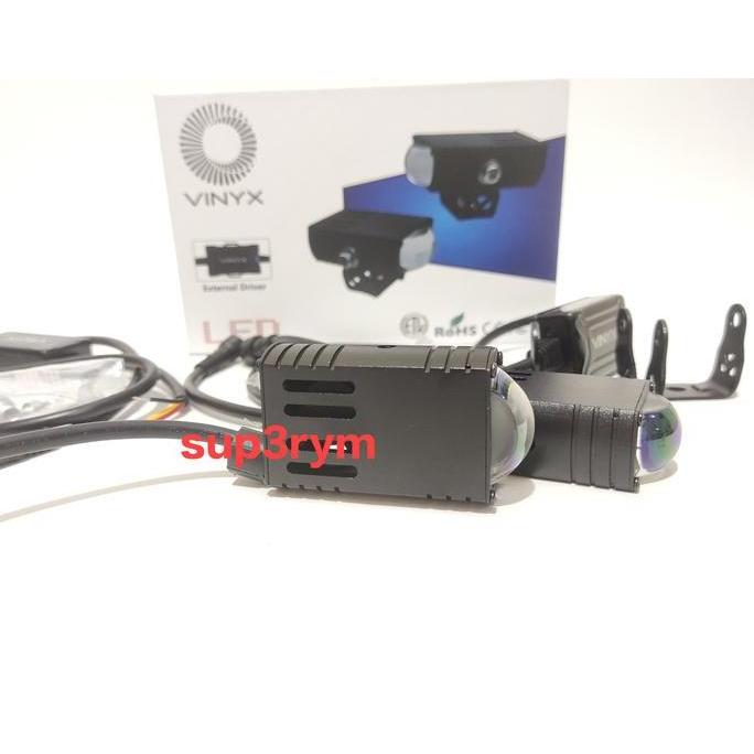 Vivatamanul5 - Lampu Tembak Vinyx Gt1 Plus Sorot Led Laser 30 Watt Motor & Mobil 2 Warna