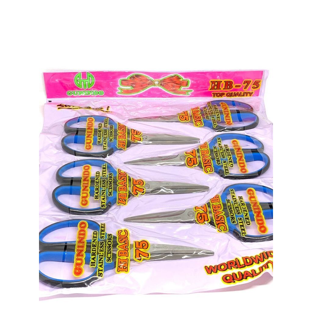 PER 6PCS Gunting Gunindo HB 75 / Gunting Kertas Gunindo