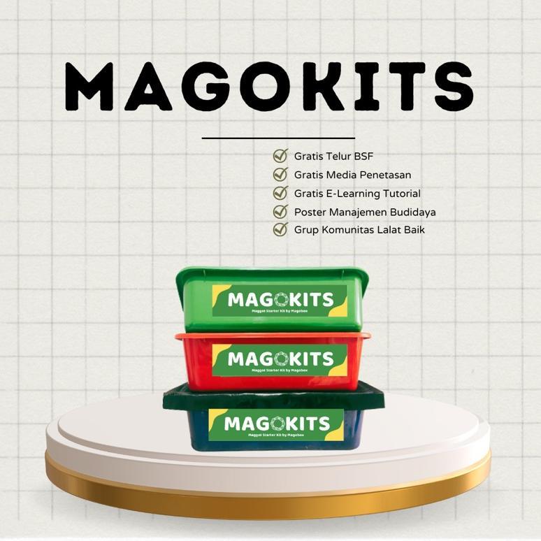 -HSR- Magokits Maggot Starter Kit Box Paket Budidaya Maggot Ekonomis by Magobox