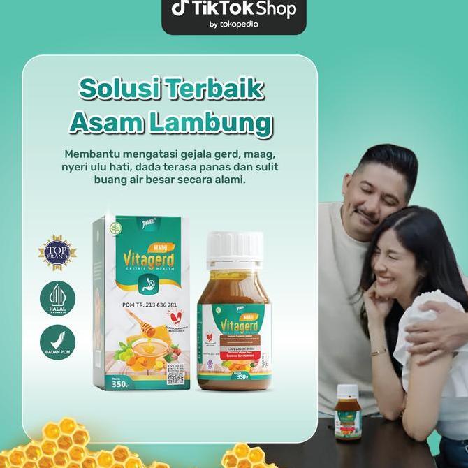 Grildd- Madu Vitagerd Asli- Membantu Mengatasi Asam Lambung, Mual, Muntah Dan Gerd Anxiety (Cemas Be