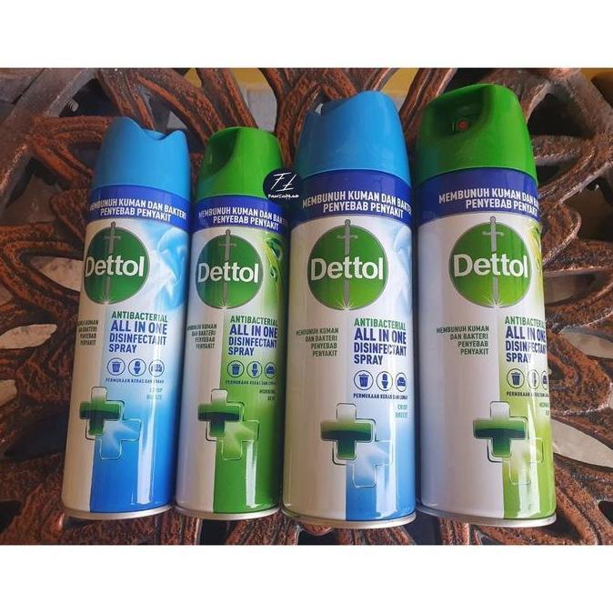Dettol Desinfectant Desinfektan Spray 450 ML 225 ML Morning Dew Hijau