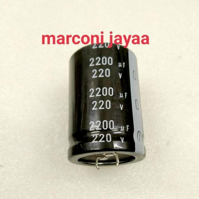 kapasitor Elco 2200uf 220v nichicon HARGA SPESIAL