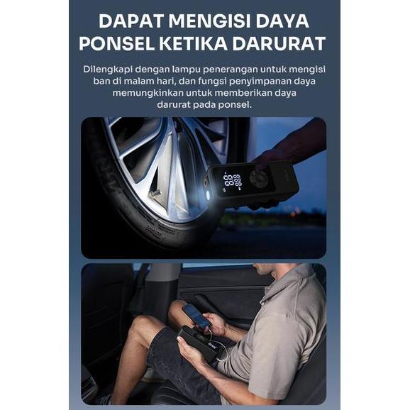 Vareskha_Id - Vivan Portable Air Pump Inflator Electric Pompa Ban Mobil Sepeda Motor