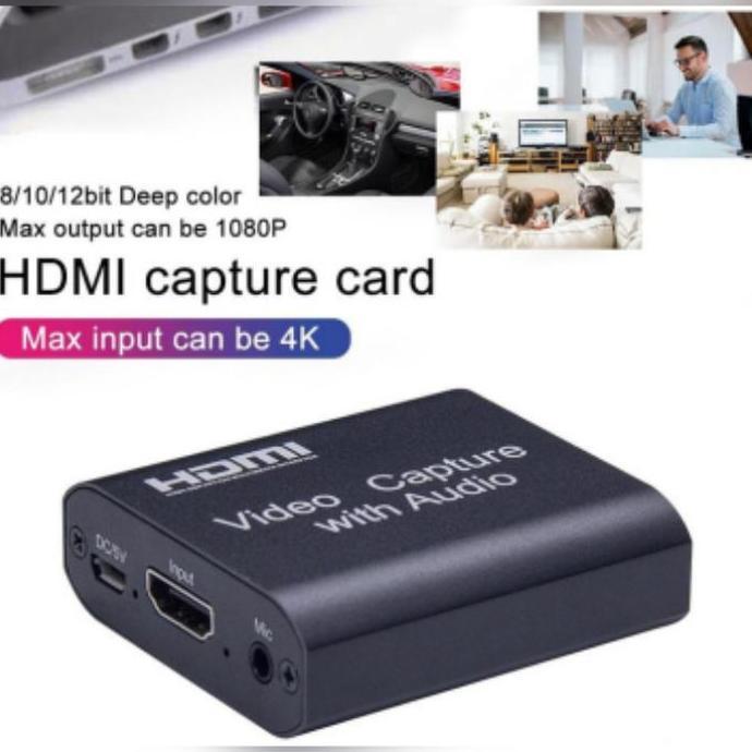 HDMI VIDEO CAPTURE WITH AUDIO USB 4K