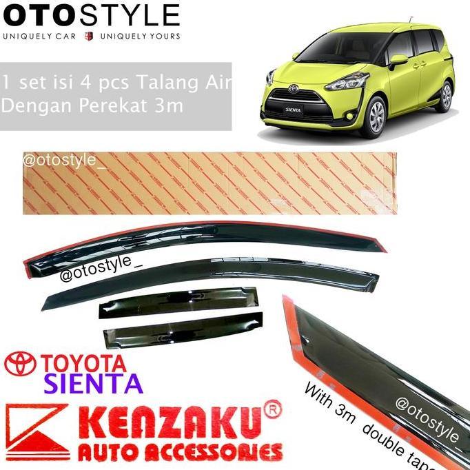 Promo Talang Air Sienta Kenzaku Premium Toyota Sienta (Made In Taiwan) Logo Diskon