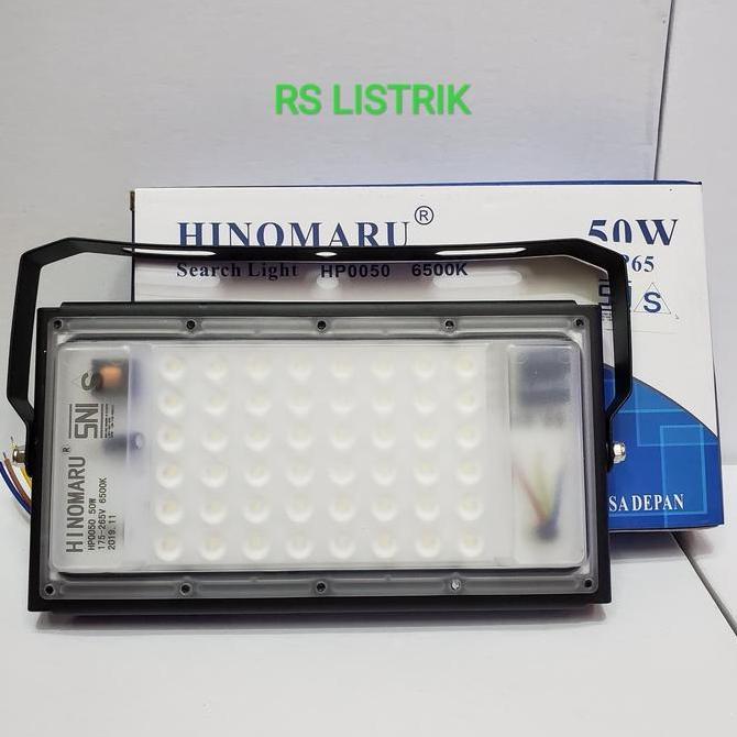 Lampu sorot led-flood light hinomaru 50w - putih Kap floodlight 50 wat