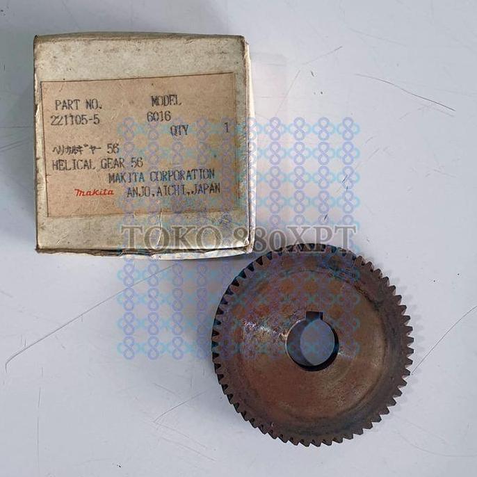 paling diminati] Helical Gear 56 Gigi Makita 6016 Bor Besi Original Japan 221105-5