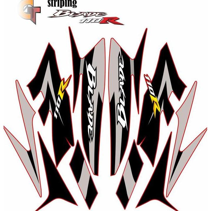STRIPING VARIASI HONDA BLADE 110 / STIKER BLADE 110 / STRIPING BLADE TERBAIK
