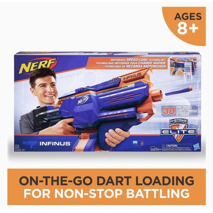 Promo NERF NSTRIKE ELITE INFINUS MOTORIZED SPEED LOAD TECH ORIGINAL HASBRO Diskon