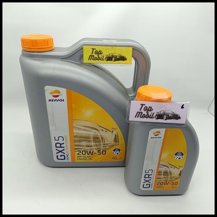 DISKON OLI MESIN REPSOL GXR5 GXR 5 SAE 20W-50 API SL / CF 