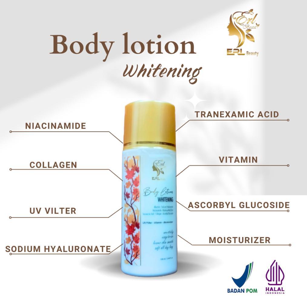 LOTION WHITENING BPOM ERL BEAUTY Pemutihan
