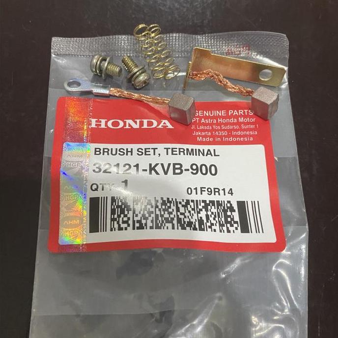 ARANG STARTER DINAMO CARBON BRUSH SET HONDA BEAT VARIO SPACY SCOOPY KA