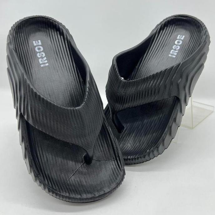 DF206 >> 382 Sandal Anak Laki-Laki Sandal Jepit Karet Pria Remaja Dewasa Hitam Polos Merek Irose Uku