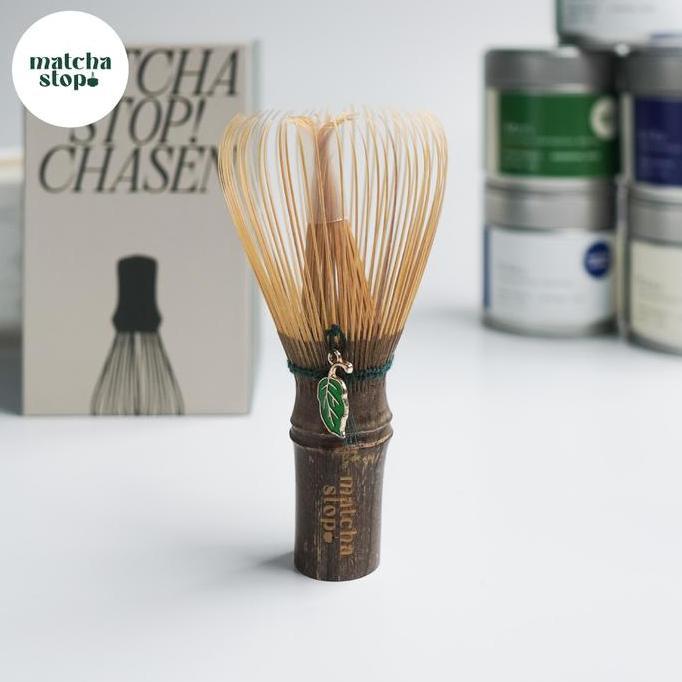 TERBARU - Matcha Bamboo Whisk Artisan | Kurotake Shin Chasen - MatchaStop