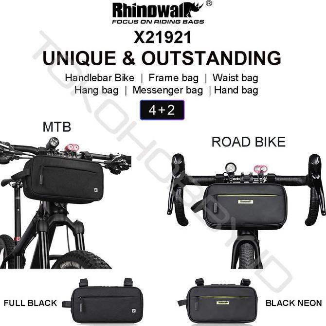Tas Handlebar Setang Sepeda Seli MTB Road Gravel Bike Rhinowalk X21921