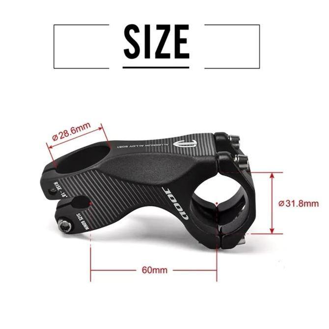JOOD Stem 60mm 6cm minus 18 derajat degree sepeda MTB Roadbike