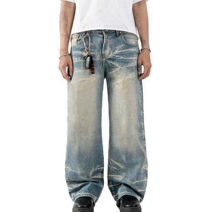 original celana baggy pants oversize gombrong pria celana denim jeans pria panjang straight