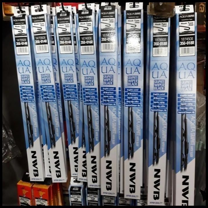 TERBARU WIPER BLADE NWB 16" AQUA GRAPHITE MODEL STANDARD