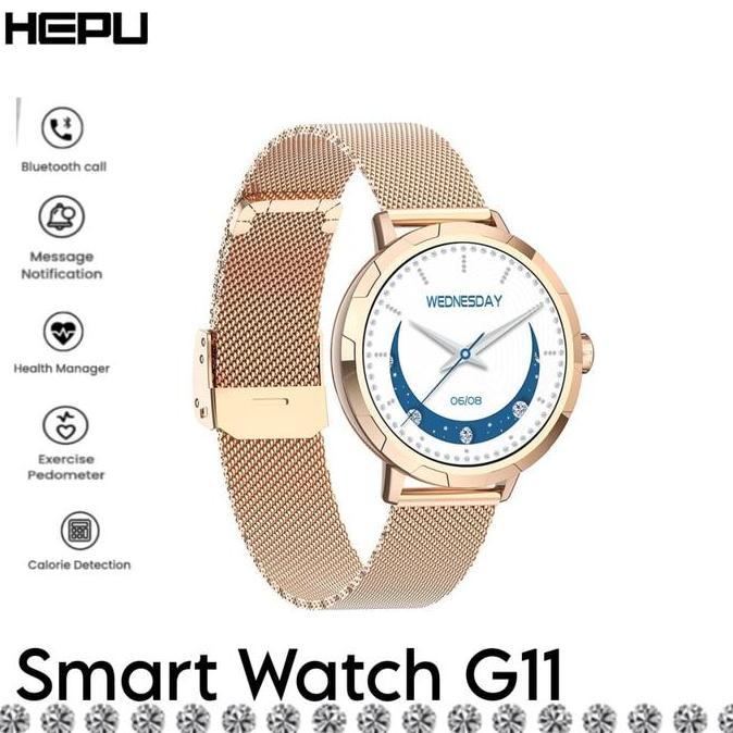 TERMURAH - Smartwatch Ultimate HEPU HP-G11  IP-68 Waterproof/ Sports Mode