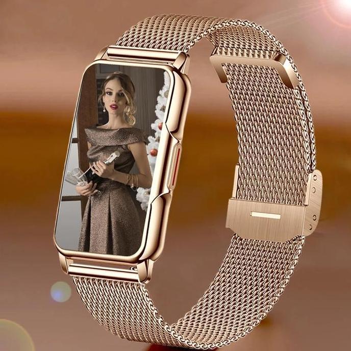 LIGE Lige Jam Tangan Pintar Anti air Call Reminder Musik Kontrol Pedometer Kalori Tampilan Fashion W