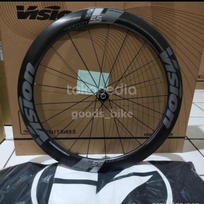 Wheelset Road Bike Vision Metron Carbon 55mm Disc Brake