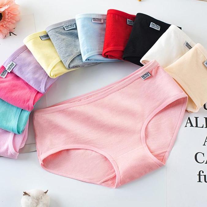 PEACHIE | CD340 Celana Dalam Wanita UnderPants Underware CD Briefs Elastis Seamless MidWaist Mini Pi